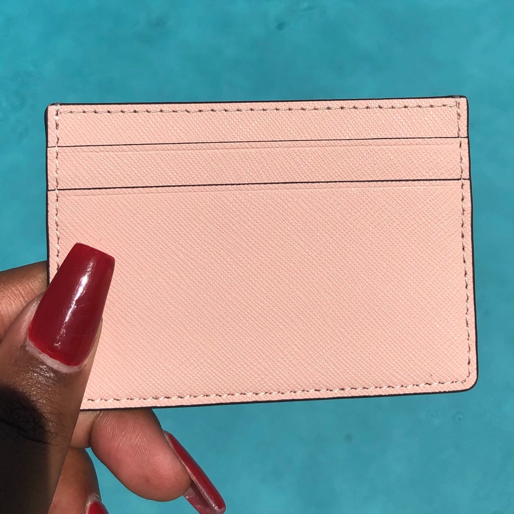 SOLD ❌ Tory Burch Emerson Slim Card Case in Pink Quartz - Picture 2 of 3